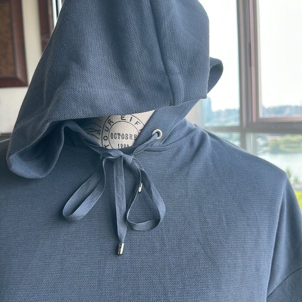 💙 A blue/grey Massimo Dutti hoodie NWOT💙 - Picture 2 of 5